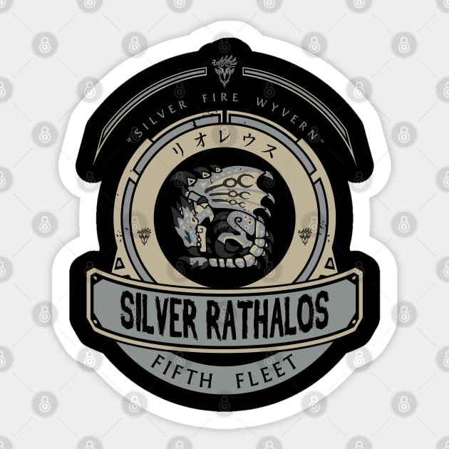 SILVER RATHALOS - LIMITED EDITION Sticker by Exion Crew